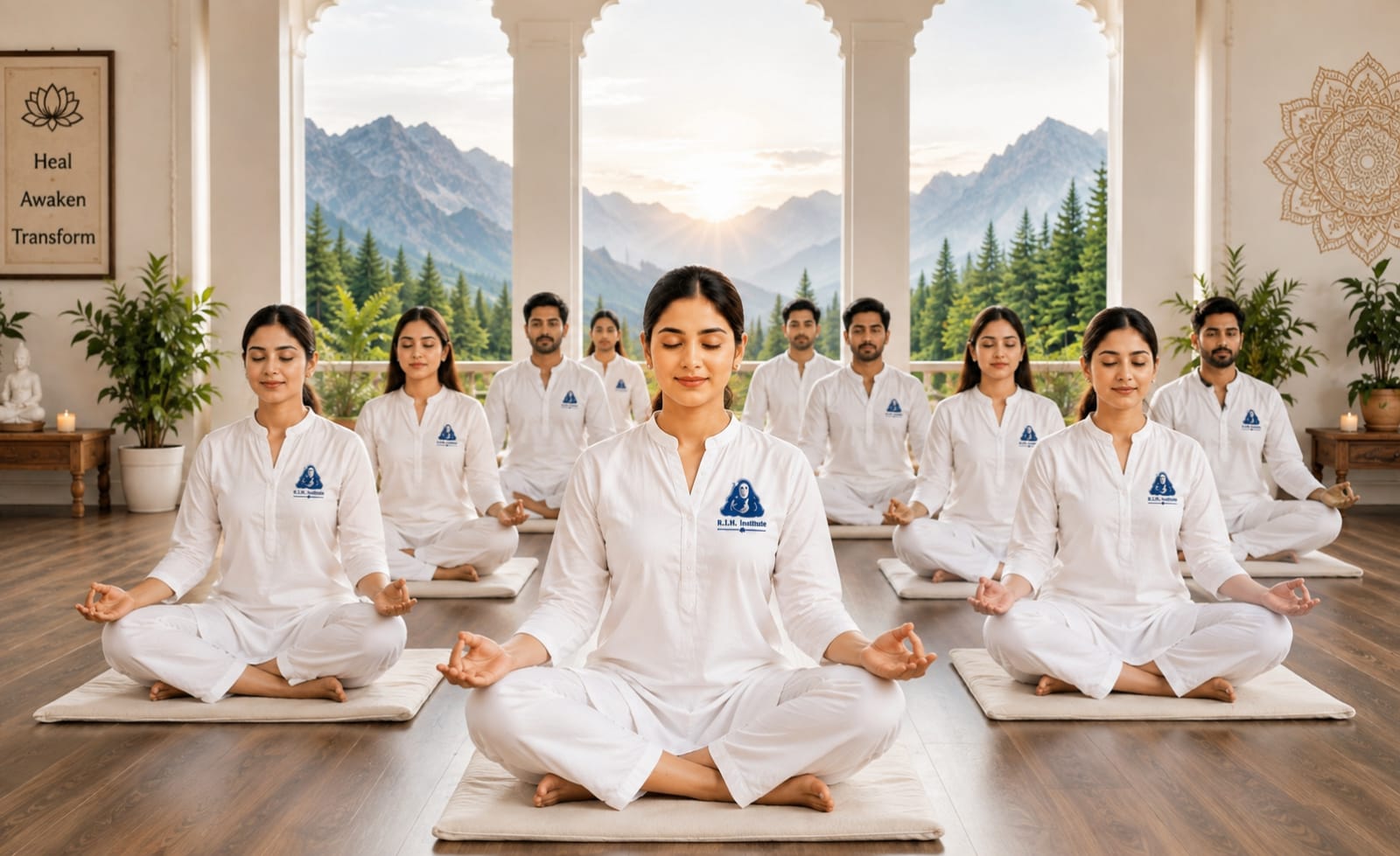 Meditation sessions at R.I.H. Institute