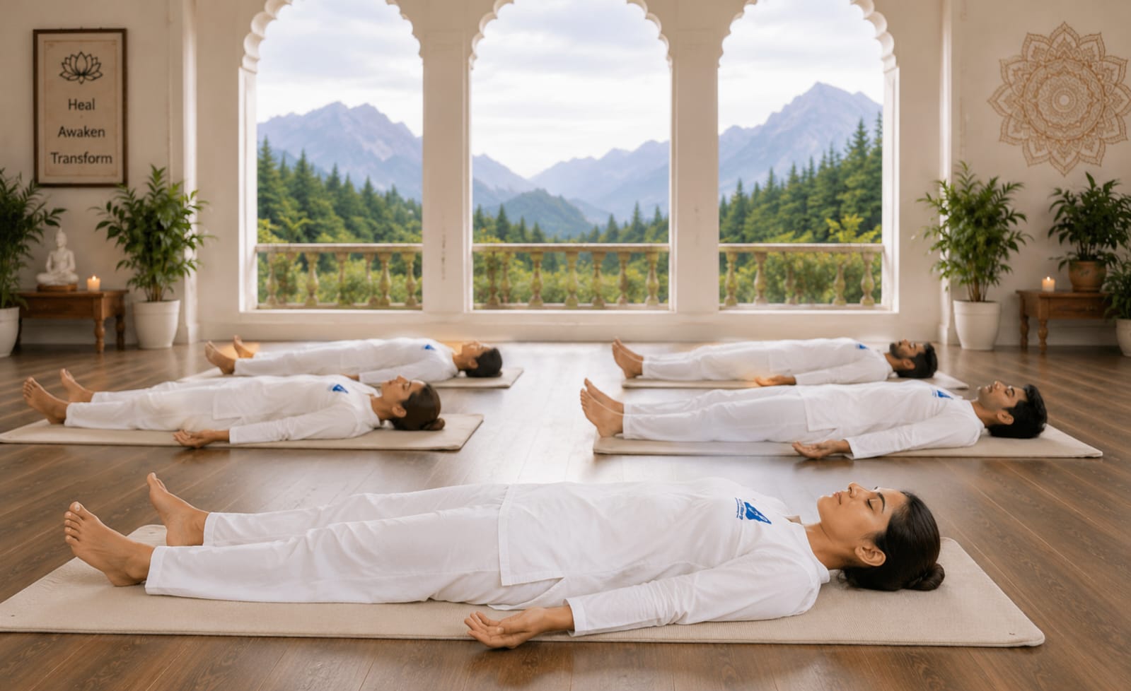Yoga Nidra deep relaxation at R.I.H. Institute